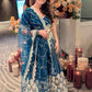 Regal Radiance: Blue Silk Embroidered Lehenga