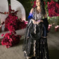 Eternal Elegance: Black Silk/Satin Lehenga