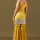 Sunshine yellow sharara set