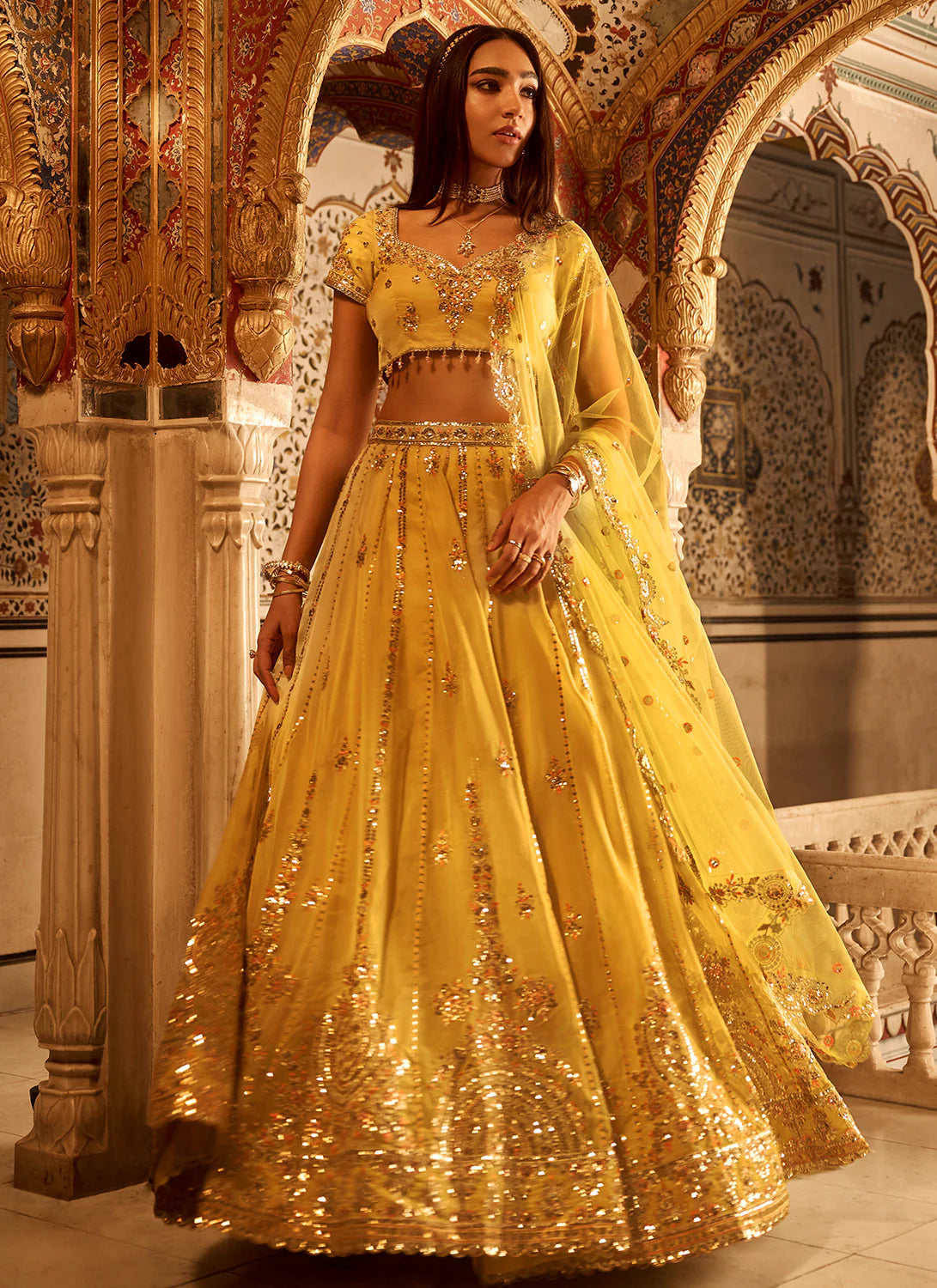 Sunlit Sona Embroidered Lehenga